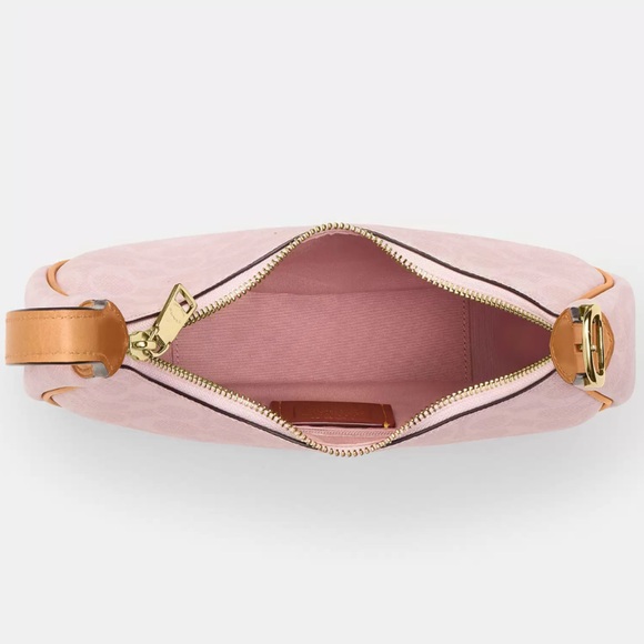 NWT Coach Emily Shoulder Bag In Signature Canvas With Charms - Picture 11 of 15